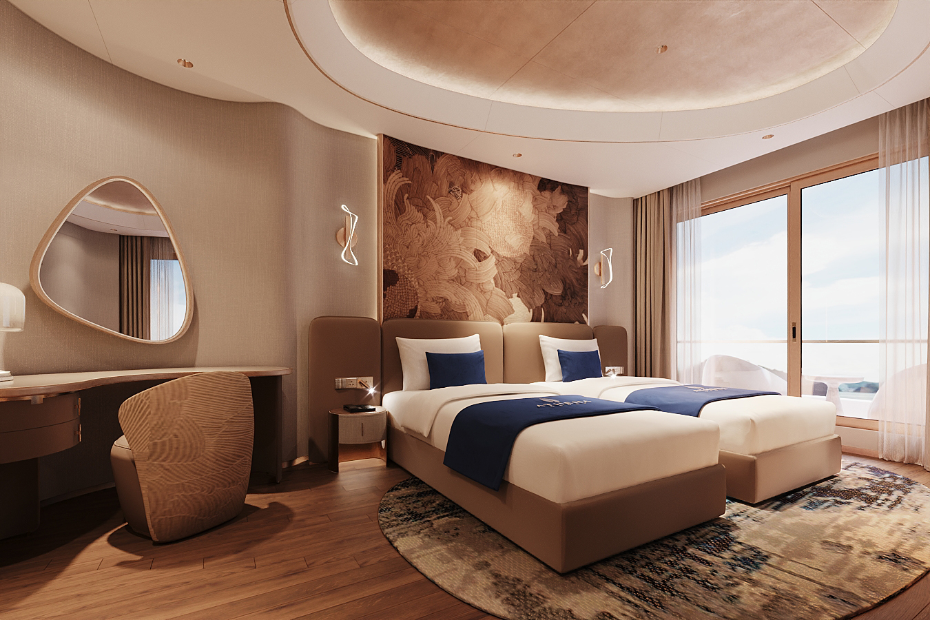 Athena Triple Balcony Cabin