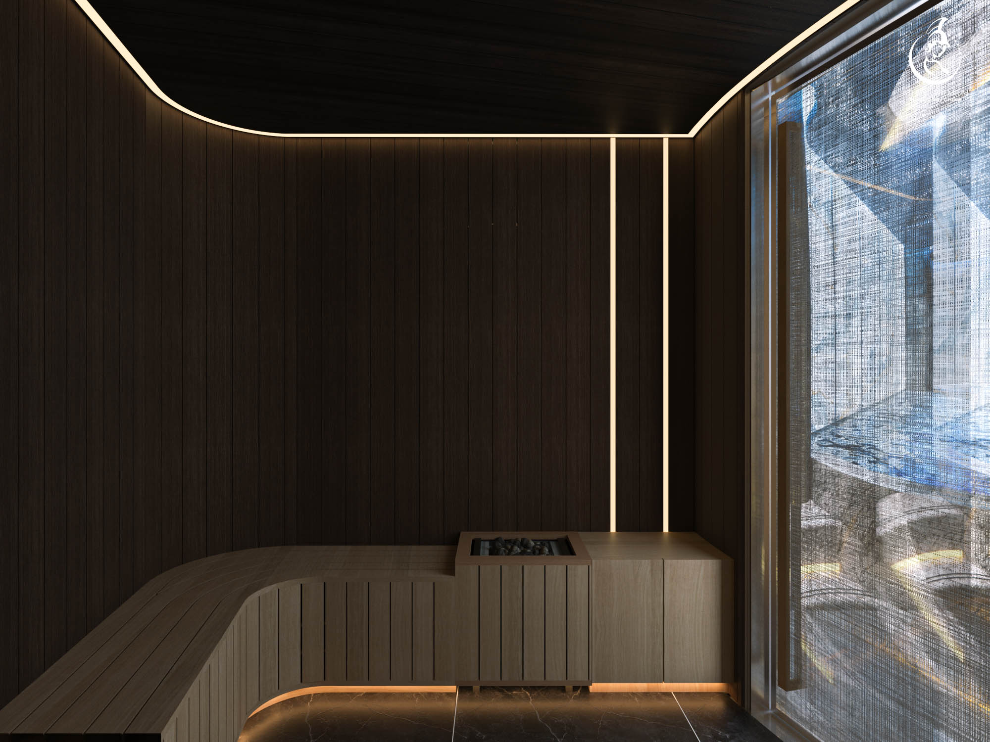 Athena Premium_Sauna_View 2