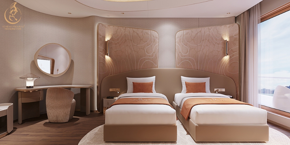 Elevated balcony cabin featuring expansive views and eco-conscious luxury materials