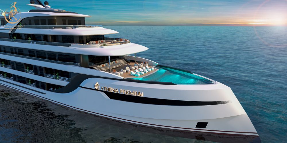 Resort inspired exterior architecture with clear deck zoning privacy flow and panoramic bay integration