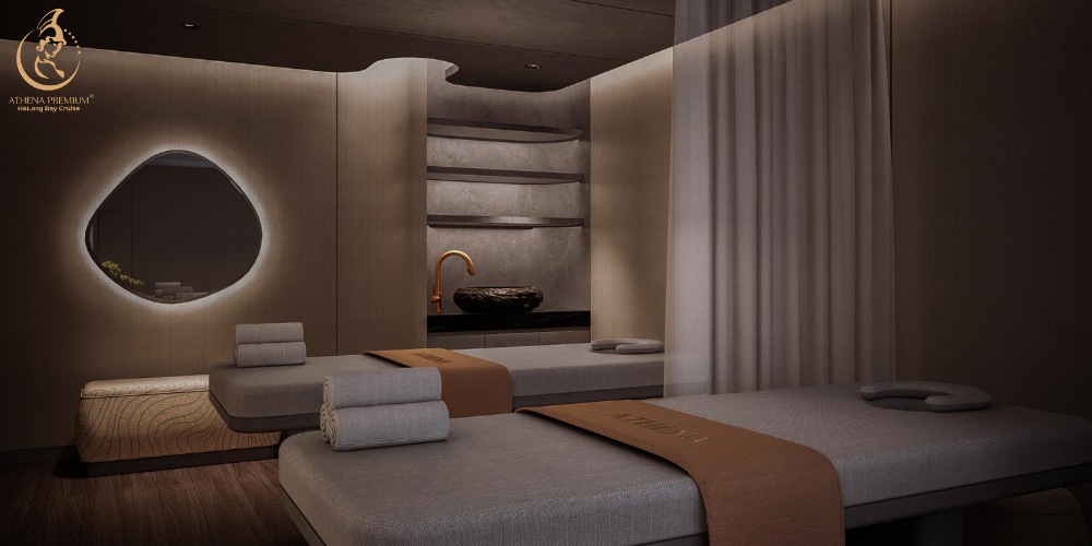 A private spa sanctuary offering professional therapies in a calm ocean inspired setting