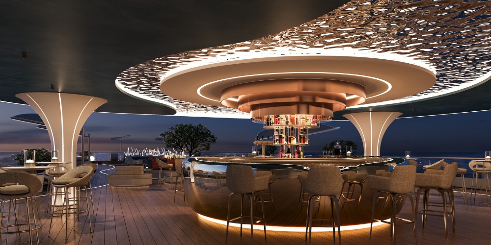 Một cái nhìn tổng quan ngắn gọn về triết lý thiết kế quy mô vị trí tàu du lịch và sự tập trung vào khách hàng.