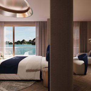 Designed for travelers valuing privacy space and a slower cruising rhythm