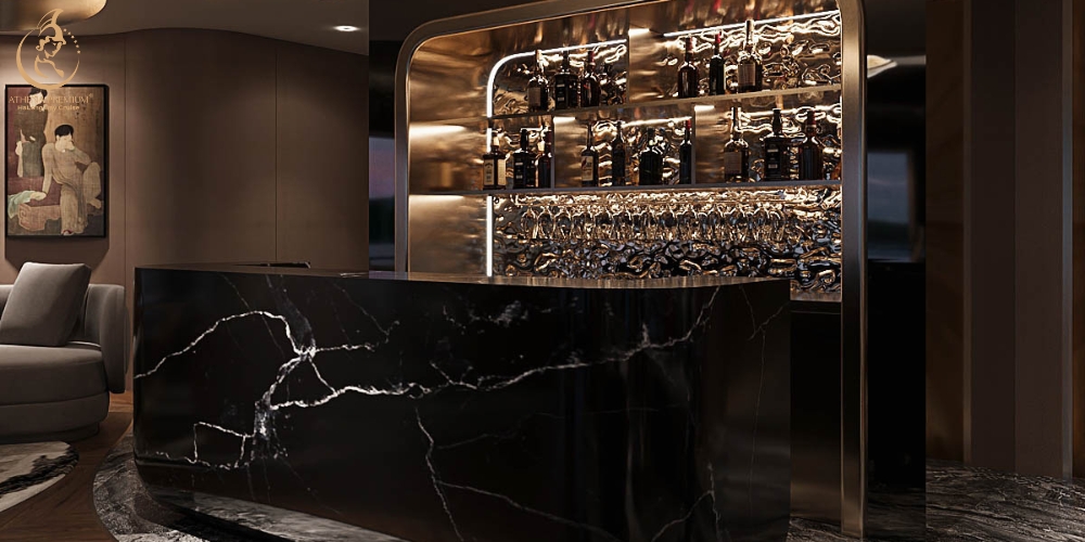 Exclusive outdoor facilities with private pool terrace and onsen overlooking Ha Long Bay