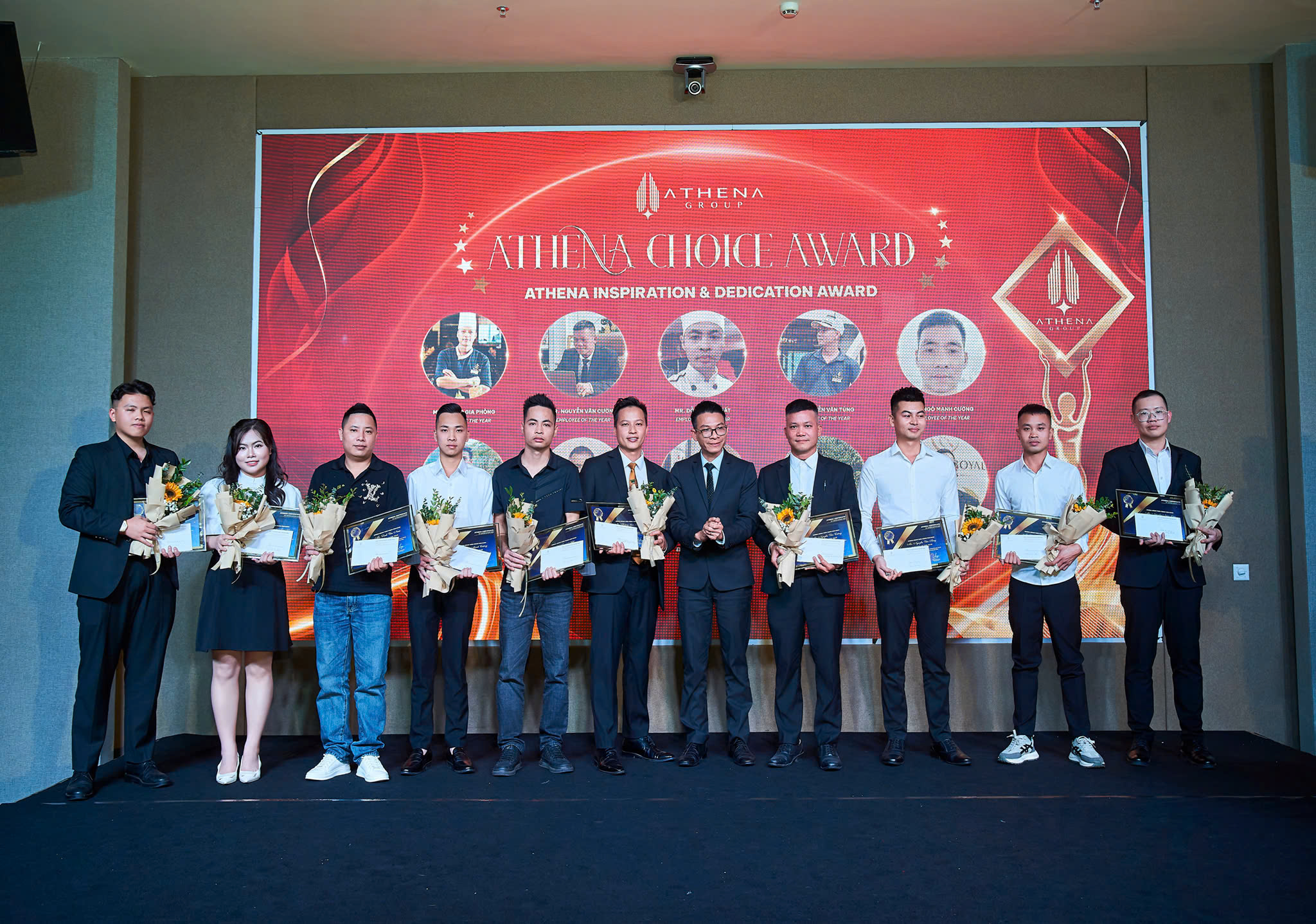 雅典娜员工表彰仪式